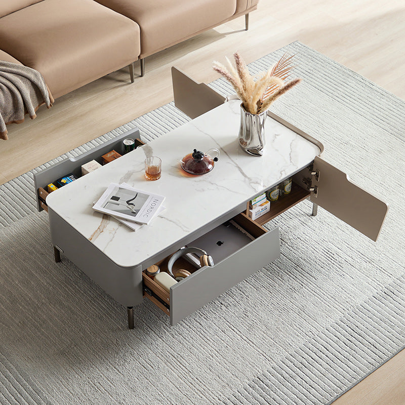 NAIRO Dual-Drawer Coffee Table