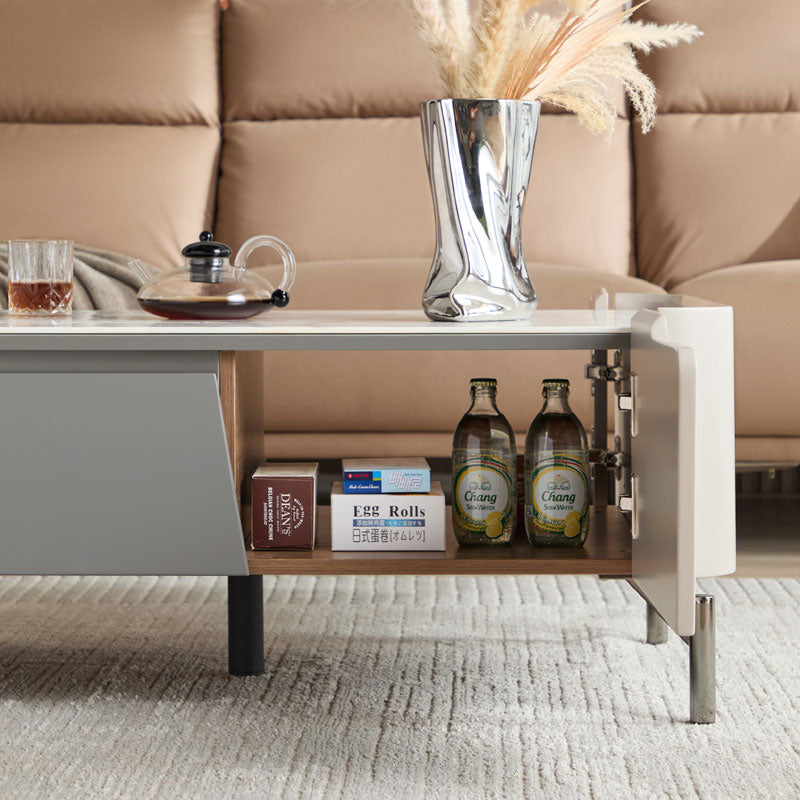 NAIRO Dual-Drawer Coffee Table