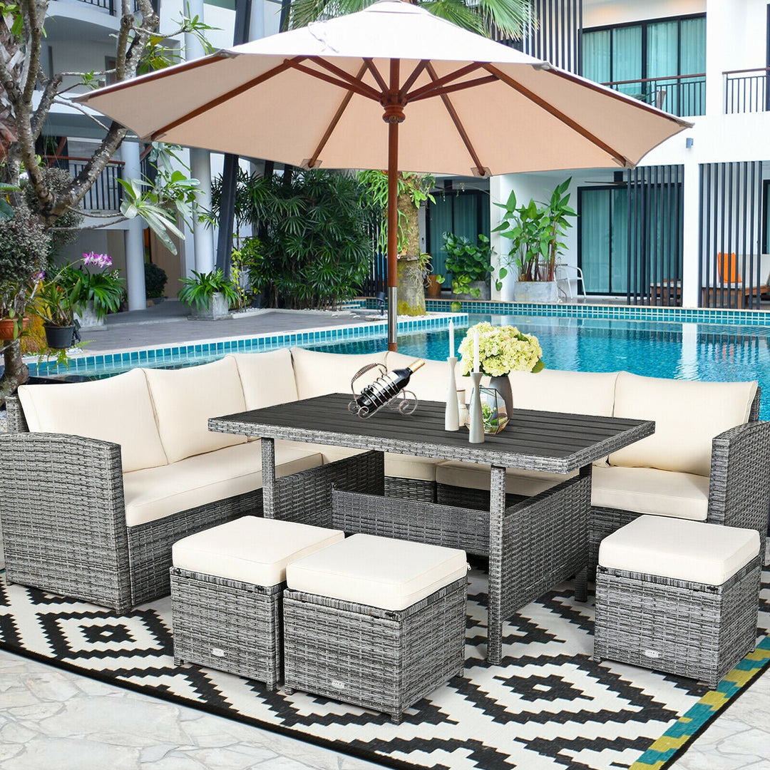 REED 7-Pc All-Weather Rattan Sofa Set