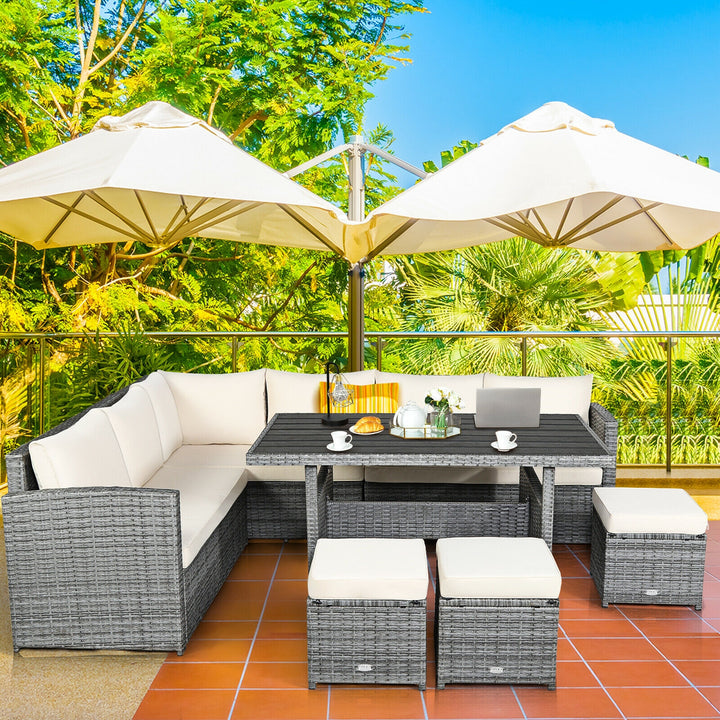 REED 7-Pc All-Weather Rattan Sofa Set