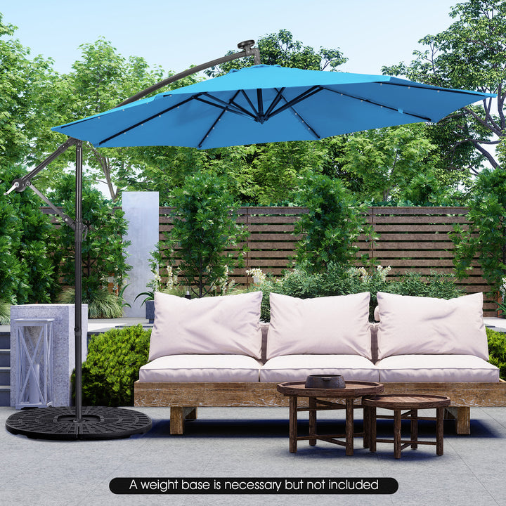 SAGE 10-Ft Solar Patio Umbrella