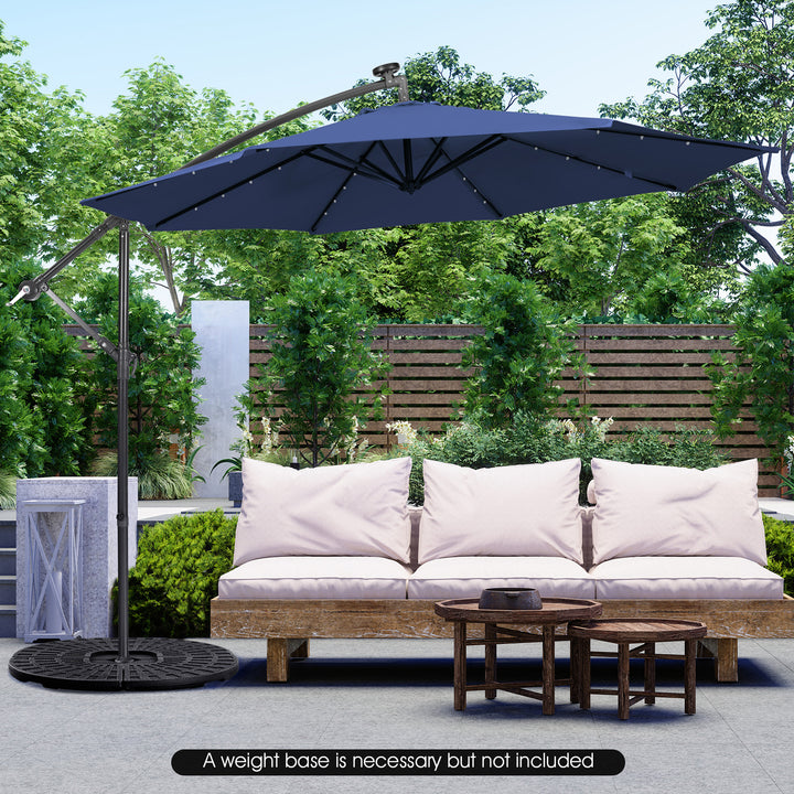 SAGE 10-Ft Solar Patio Umbrella