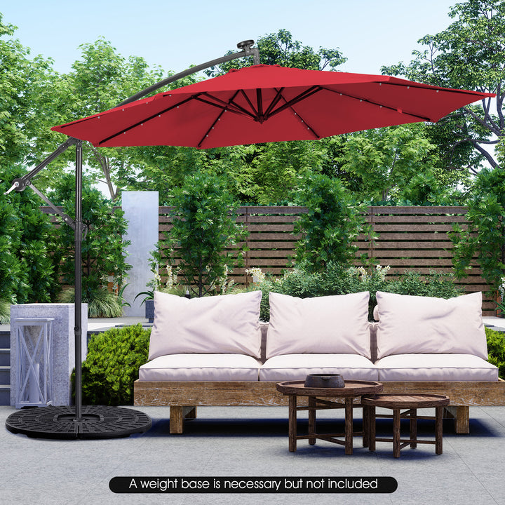 SAGE 10-Ft Solar Patio Umbrella