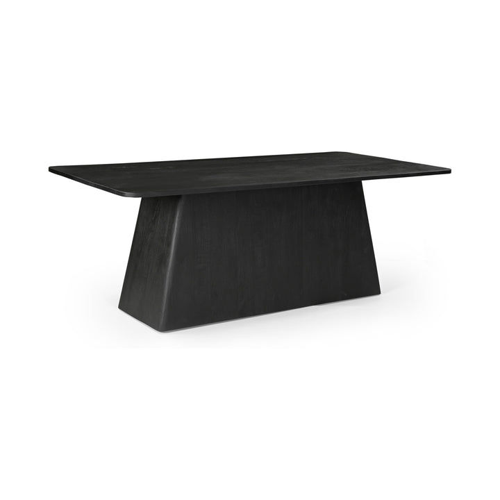 SLENDER Black Wood Dining Table